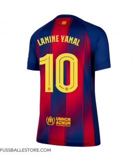 Günstige Barcelona Lamine Yamal #10 Heimtrikot Damen 2025-26 Kurzarm